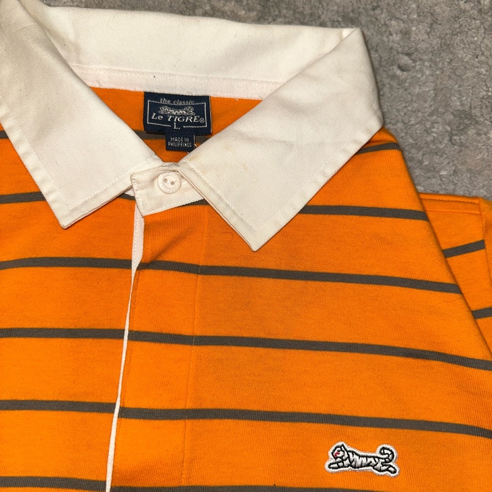 π Le Tigre | Stripes Rugby T-shirt - Picture 3 of 5